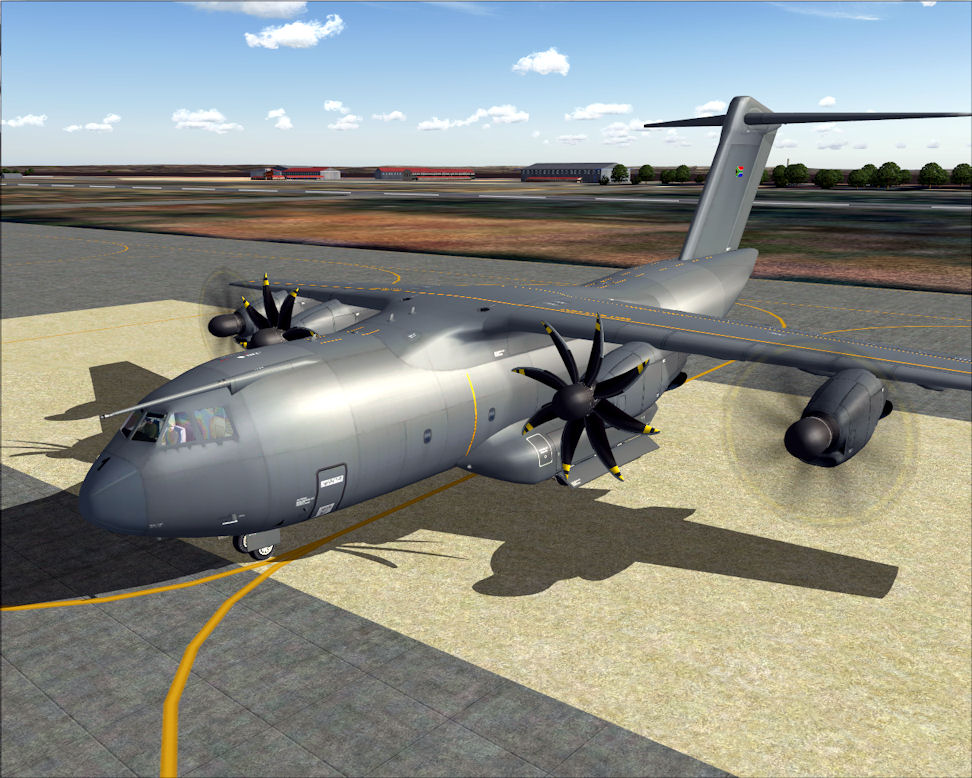 28 July 2010 - New Airbus A400M arrives for VSAAF